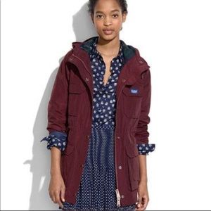 Penfield x Madewell Kasson Parka in Burgundy